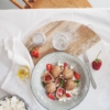 Jahodové guľky z tofu