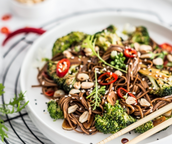 Soba rezance s brokolicou