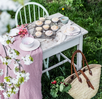 Rebarborové muffiny (bez laktózy)