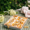 Marhuľový tart s mandľovým krémom