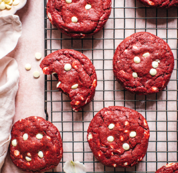 Red velvet cookies