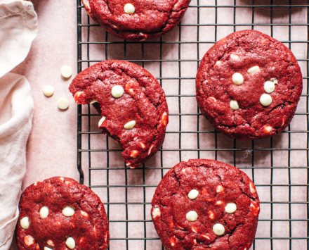Red velvet cookies